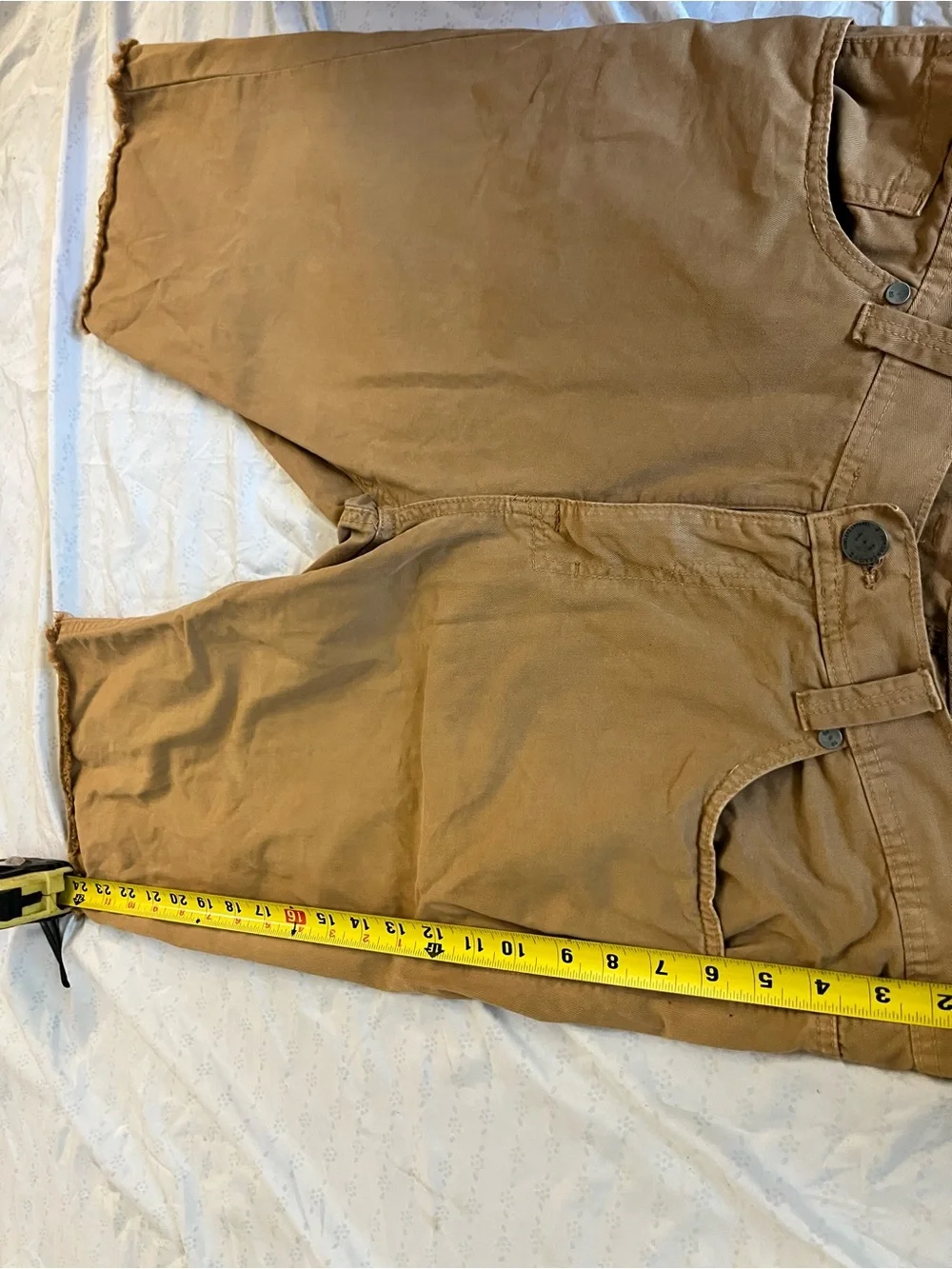 Jordan Men’s Brown Flat Front Cotton Shorts